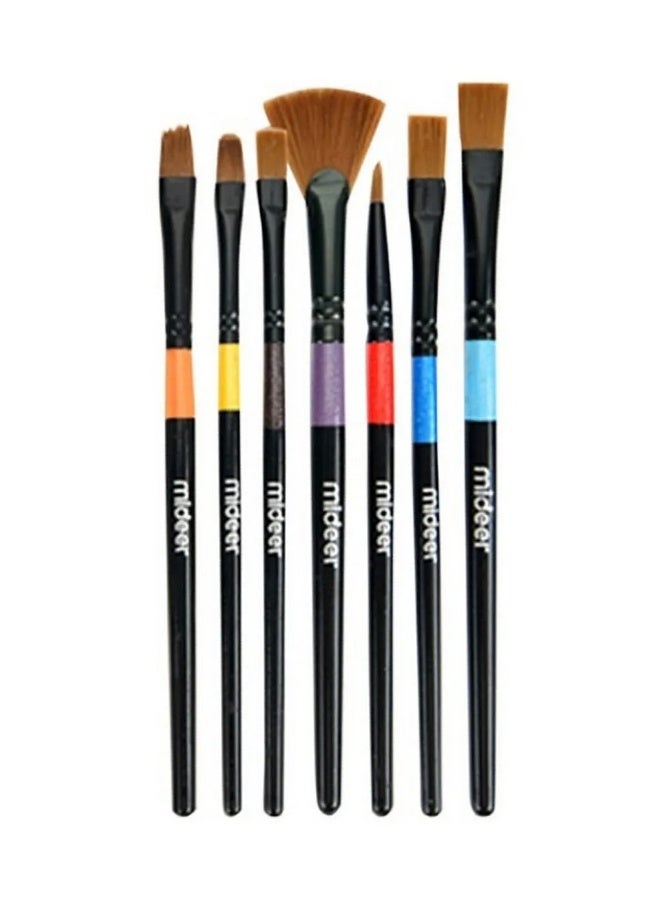 Mideer Finger Paint Brush Set – 7 Piece Kids Paint Brush Kit with Variety of Tips, Preschool Art Painting Supplies for Acrylic, Poster Paint & Gouache, Creative Art Tools for Kids Age 3+ - Image 2