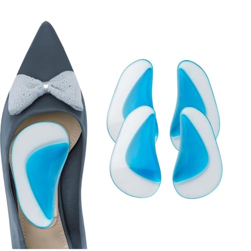 Hodaqe Arch Support Shoe Insoles For Flat Feet, Gel Arch Inserts For Plantar Fasciitis, Adhesive Arch Pad For Relieve Pressure And Feet Pain- 2 Pairs - Image 5