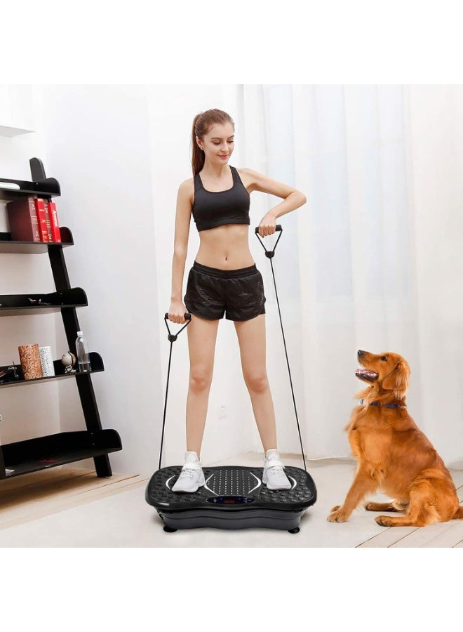 Full Body Vibration Plate Exercise Machine – Home Fitness Platform with Remote Control, Bluetooth, and USB Music - Image 5