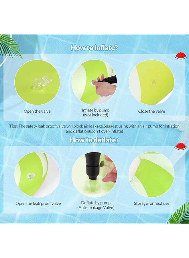 KASTWAVE Pool Floats Adult Size For Kids Age 8 12 Adults Inflatable Floats Swimming Ring Toys Beach Pool Party Lake Use - Image 3
