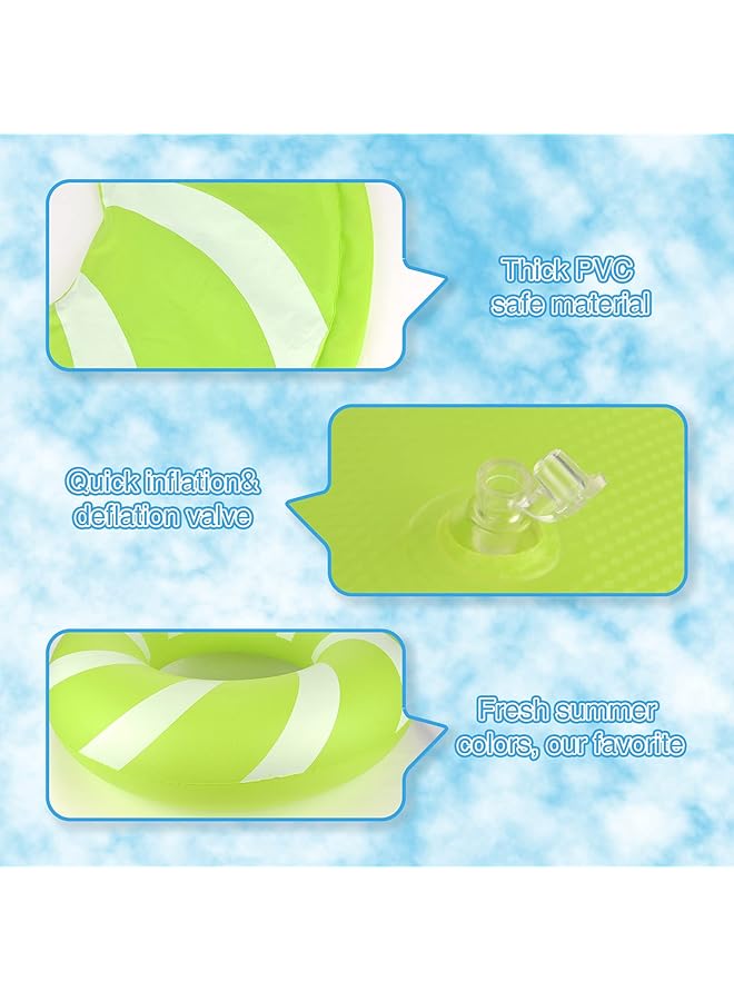 KASTWAVE Pool Floats Adult Size For Kids Age 8 12 Adults Inflatable Floats Swimming Ring Toys Beach Pool Party Lake Use - Image 4