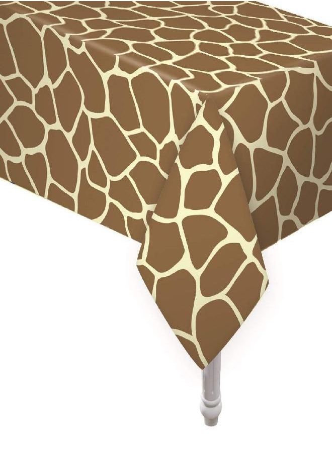 Oojami - Oojami 5 Pack Animal Safari Theme Zoo Print Table Cover/Animal Theme Tablecloth Party Supplies/Ideal for Birthday Parties, Animal Theme Party, Baby Showers, Zoo Jungle Safari Themed Party - Image 1