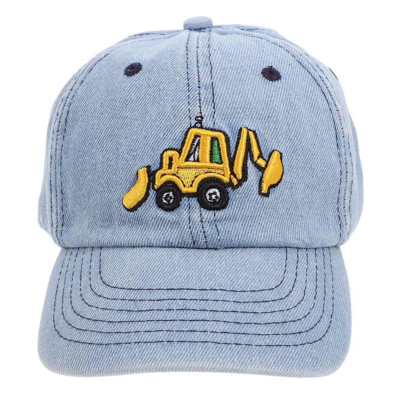Washed Denim Cotton Baseball Cap Wide Brim Sun Hat Adjustable For Summer Outdoor - Image 2
