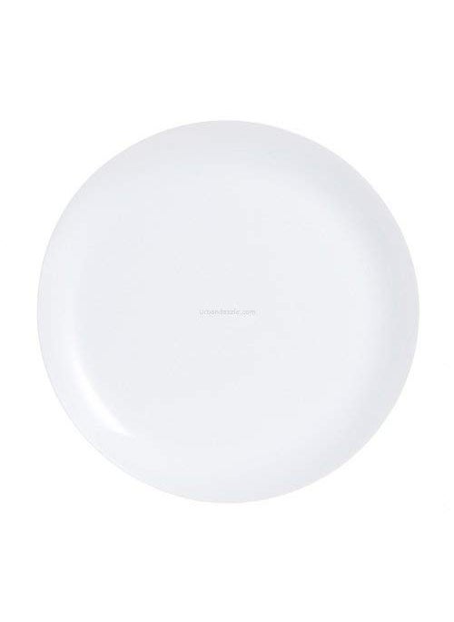 Luminarc Luminarc Glass Dinner Plate, White 