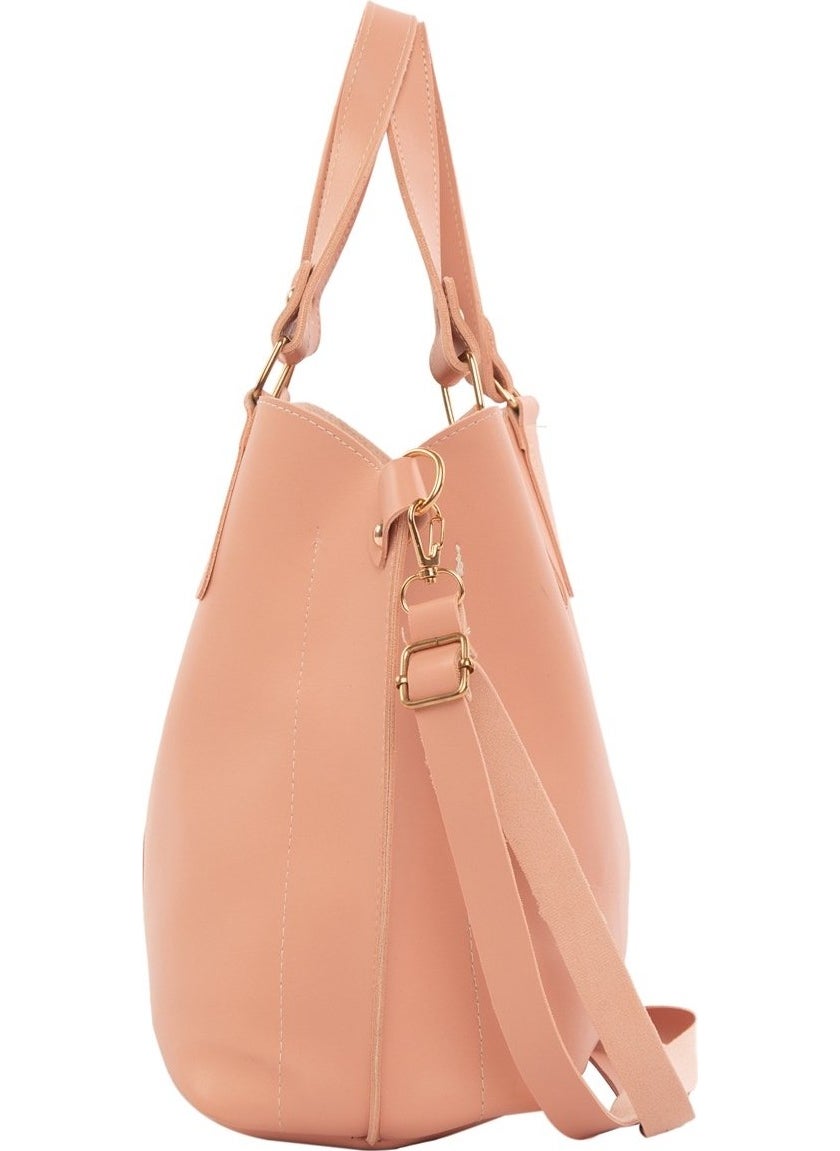 Bagmori Powder Three Compartment Bag with Snap Detail  - Image 3