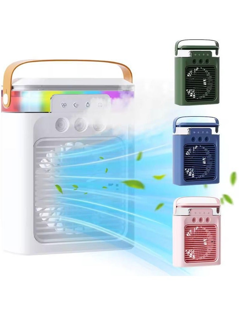 Personal Mini Air Conditioner Fan Water Mist Humidifier USB Portable Air Cooling Fan  - Image 2