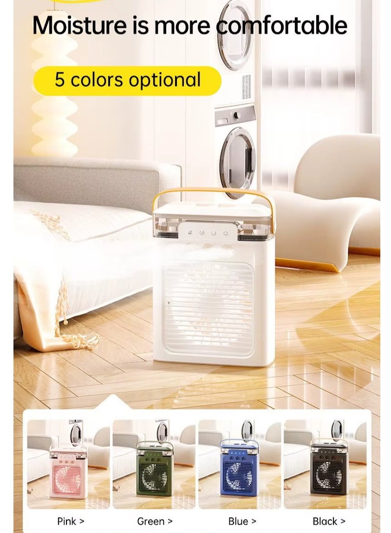 Personal Mini Air Conditioner Fan Water Mist Humidifier USB Portable Air Cooling Fan  - Image 3