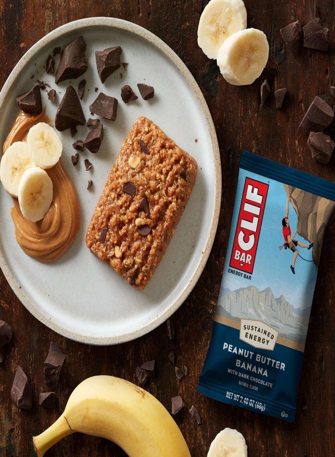 CLIF BAR - Energy Protein Bars - Peanut Butter Banana with Dark Chocolate - Made with Organic Oats - Energy Bars - Non-GMO - (10 Pack) - Image 5