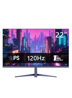 EaseElectra 22'' inch 120Hz PC Gaming Monitor, FHD (1920x1080) , IPS Panel, 1ms Response Time, FreeSync Technology, HDMI/VGA Ports, 178° Viewing Angle, 1000:1 Contrast Ratio, VESA Compatible, Low Blue Light Eye Protection, Tilt Adjustable  - Image 1