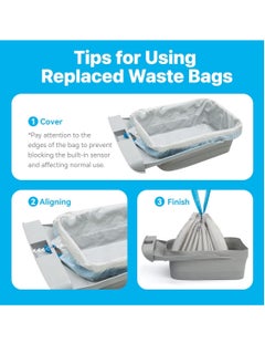 Neakasa Neakasa⁺ M1 Open-Top Self-Cleaning Cat Litter Box Trash Bags. Replaced Waste Bags-2 Rolls (30 Bags) Cat Litter Waste Receptacles Bags for M1 Open-Top Self-Cleaning Cat Litter Box [10-14 Days Estimated Use For Each Bag]  - Image 3