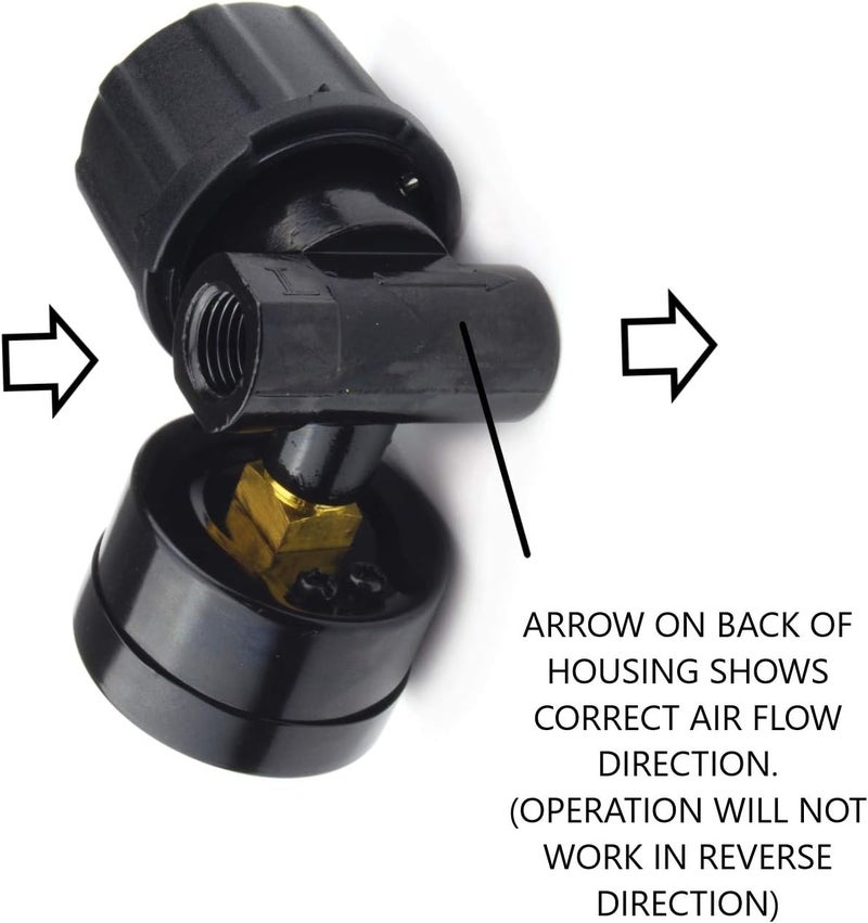 Primefit منظم هواء بديل Primefit CR1401G مع مقياس محمي بالفولاذ 14 Npt - Image 5