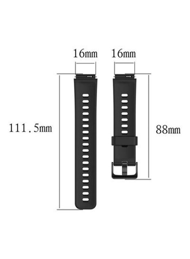 Silicone Strap For Huawei Talk Band B6 black - Image 3