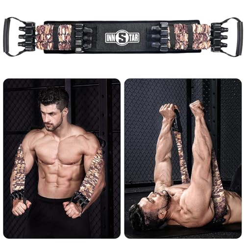 Innstar Multi-Function Resistance Bands for Working Out, Push Up Exercise Bands Resistance Bands Set for Bench Press Gym Equipment, Home Workout, Travel Portable - Image 1