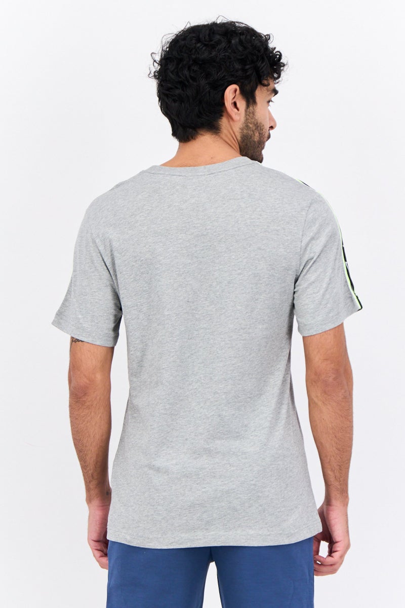 Nike Men Sportswear Fit Short Sleeve Outdoor T-Shirt, Grey Combo - Image 3