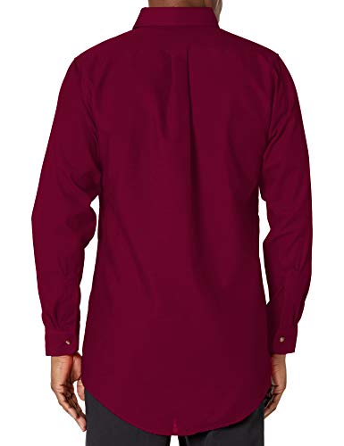 Red Kap Men's Poplin Dress Shirt, Burgundy, 3X-Large/Tall - Image 2
