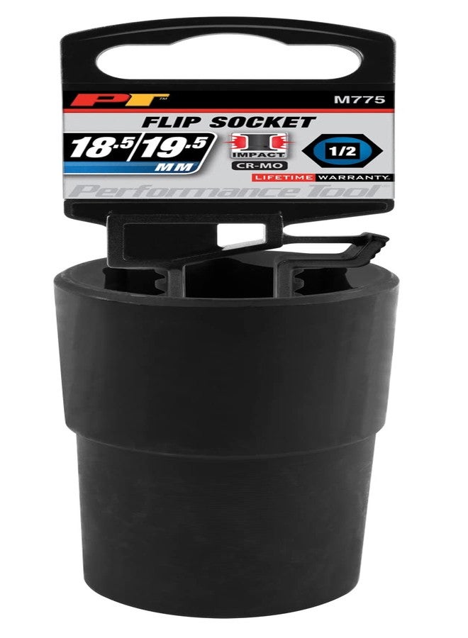 بيرفورمانس تول أداة الأداء M775 مقبس تأثير قلاب بقطر 18.5/19.5 مم، مقاس 1/2 بوصة - أداة متينة ومتعددة الاستخدامات لتطبيقات السيارات والمشاريع المنزلية - Image 4
