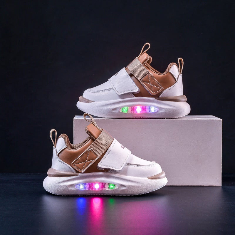Mesh Sneakers Lightweight Flexible Sole Walking Shoes For Kids Indoor And Outdoor Activities - Image 1
