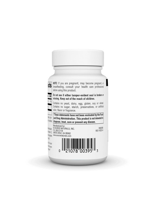 Source Naturals Alpha Lipoic Acid, Antioxidant Protection*, 200 mg - 60 Tablets - Image 3