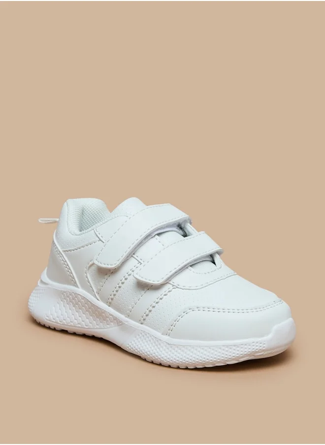 ال بي ال من شو اكسبرس Boys Solid School Shoes With Hook And Loop Closure
