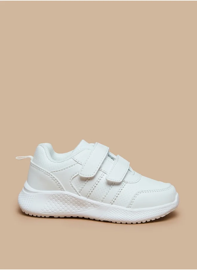 ال بي ال من شو اكسبرس Boys Solid School Shoes With Hook And Loop Closure