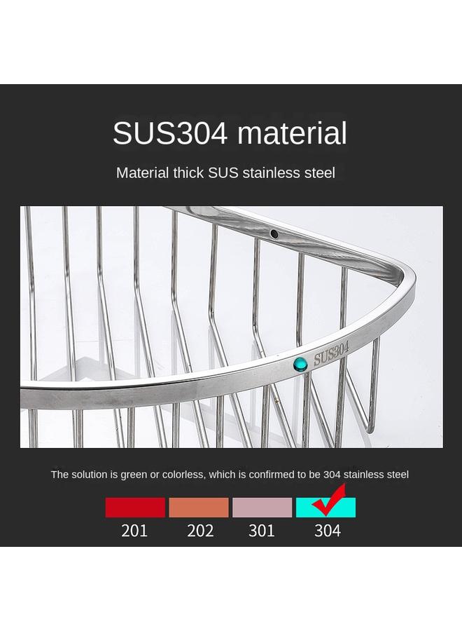 الأزرق جي دبليو مشروع 304 الفولاذ المقاوم للصدأ سلة مرحاض خالية من الثقب - Image 5