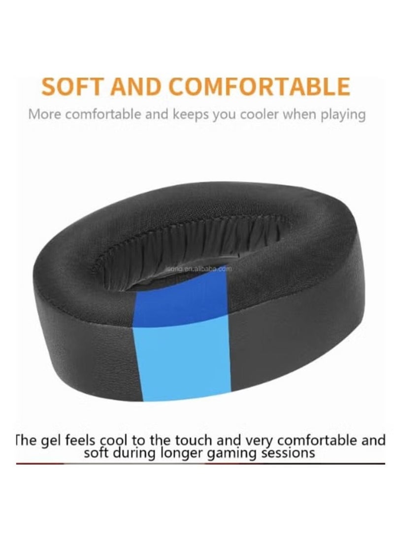 ZVEV Cooling-Gel EarPads Replacement for Sony Playstation 5/PS5/Pulse 3D Wireless Gaming Headset, Soft and Comfortable Ear Cups Accessories (Black) - Image 3