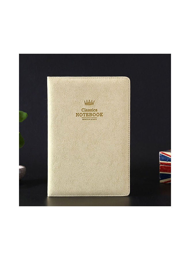 نيبمينينت دفتر ملاحظات كلاسيكي بغلاف لين مقاس A5 بيج