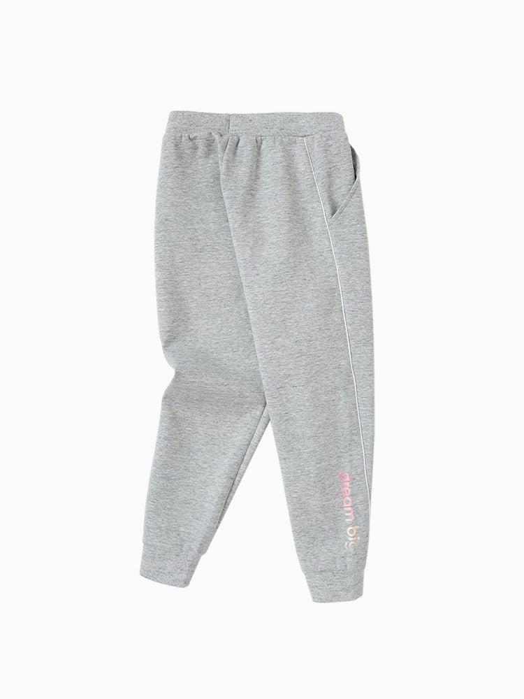 بالابالا بنطلون رياضي بخطوط جانبية وطبع للبنات - Image 5