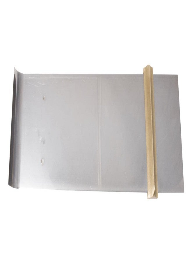 Marshalltown Stainless Steel Hand Edger with Adjustable Groover, Concrete, Curved, 14 Inch by 5 Inch, 1/2 Inch Edger Radius, 1/2 Inch Bit Depth, DuraSoft Handle, Made in The USA, 3489D - Image 3