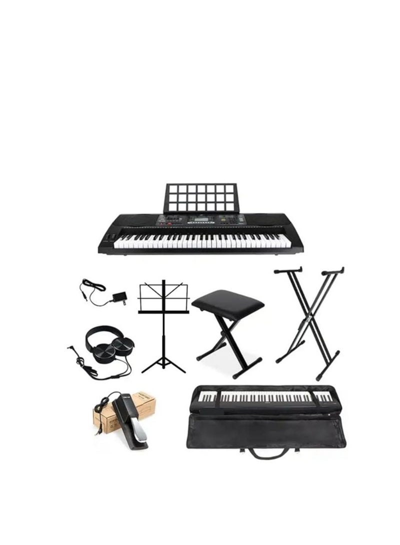 Aiersi Keyboard MIDI keyboard 61 keys Electronic Organ With USB Function include  Rhythm - Image 1