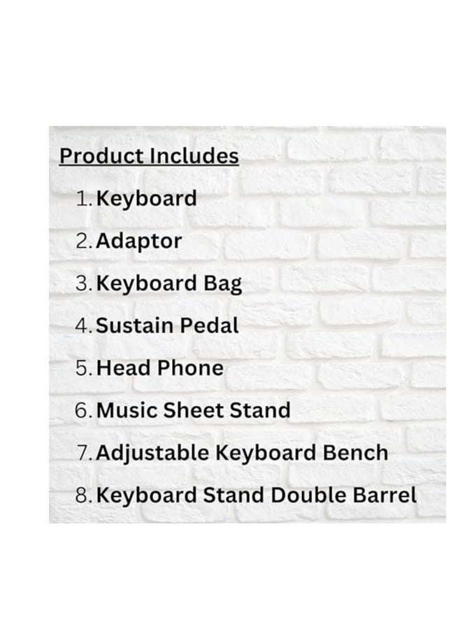 Aiersi Keyboard MIDI keyboard 61 keys Electronic Organ With USB Function include  Rhythm - Image 2