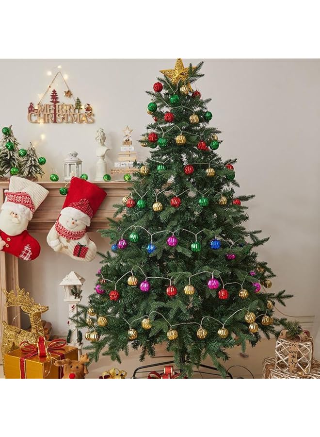 erorex 20Led Eid Ramadan Ball Ornament Lights Eid Mubarak Led String Light Ramadan Ball Fairy Lights Eid Mubarak Ramadan Decorations Eid Ornaments For Garden Festival Party Islamic Muslim Decor - Image 3