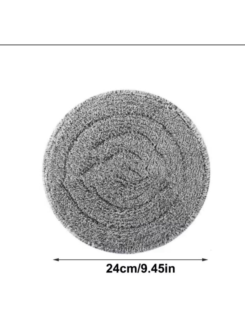 ناما ممسحة دوارة ودلو مع نظام عصار، ممسحة ارضية لتنظيف ارضية المنزل، مقبض ممتد من الستانلس ستيل مع تنظيف الحائط، 4 رؤوس ممسحة مايكروفايبر قابلة للغسل واعادة الاستخدام - Image 4