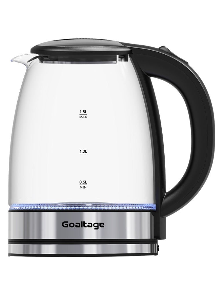 Goaltage AquaGlow Electric Kettle with Quick Boiling, Automatic Shut-Off, Heat-Resistant Handle, LED Indicator, Stylish Design Fast, Safe, Stylish Hot Water Solution  - Image 2