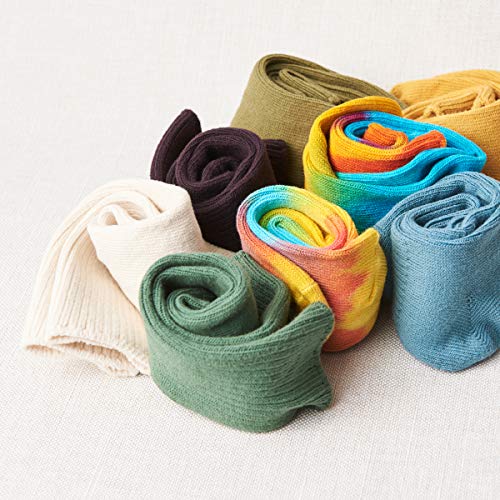 Maggie's Organics Cotton Crew Sock Tri-pack,Black,9-11 - Image 2