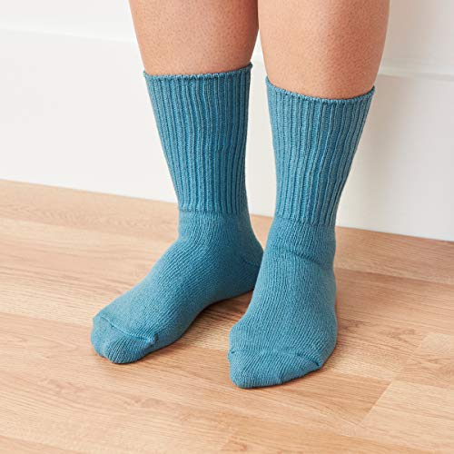 Maggie's Organics Cotton Crew Sock Tri-pack,Black,9-11 - Image 3