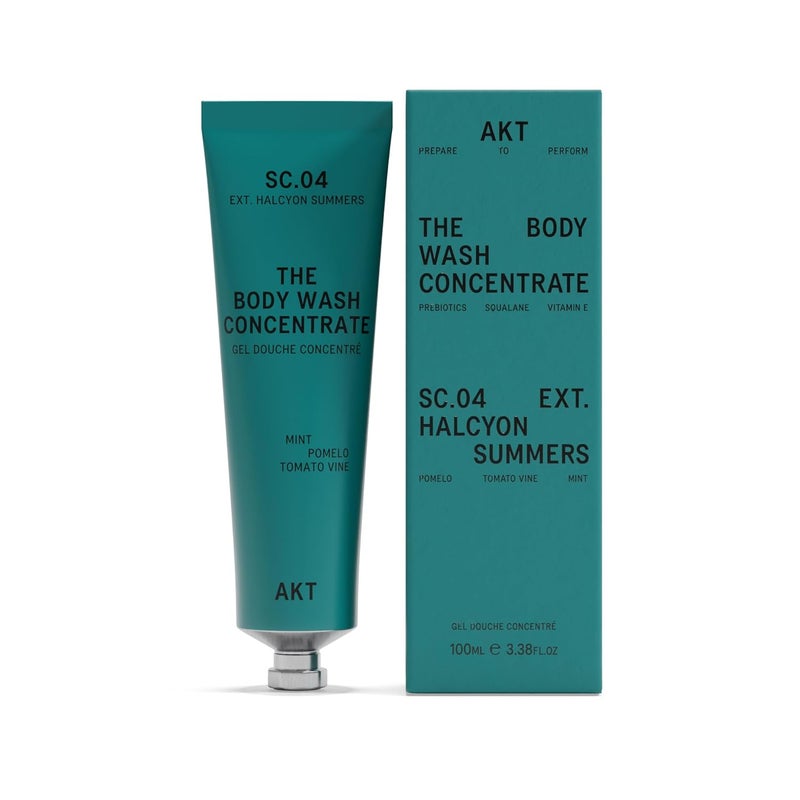 Akt The Body Wash Concentrate 34 Fl Oz Natural Shower Gel with SkinBalancing Prebiotics Body Wash Women Men with Olive Squalane Vitamin E Sc04 Halcyon Summers All Genders - Image 1