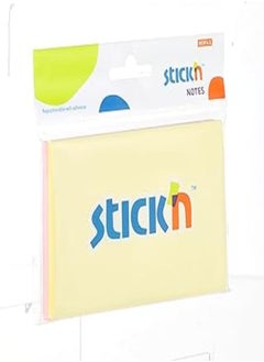 Stick'n ورق ملاحظات لاصق من HOPAX-Stick'n 21096 مقاس 76×127 مم - أصفر وردي، 50 ورقة 