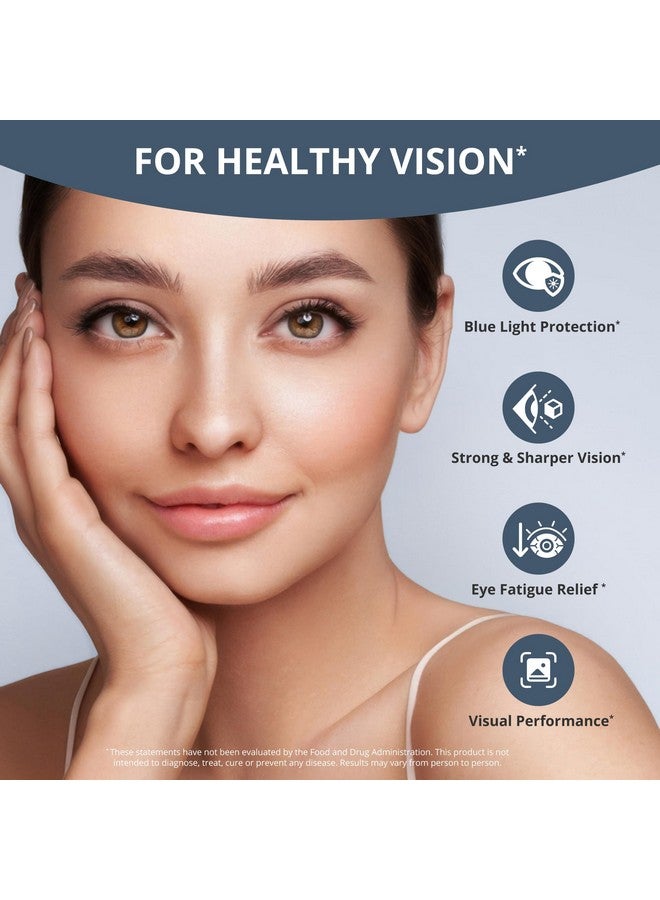 NuBest AREDS 2 Eye Vitamins Eye Health with Beta Carotene Carrot Powder, 20mg Lutein, 4mg Zeaxanthin, Bilberry, Grape Seed, BioPerine, B-Complex, Multivitamin for Eye Health - 60 Vegan Capsules - Image 2