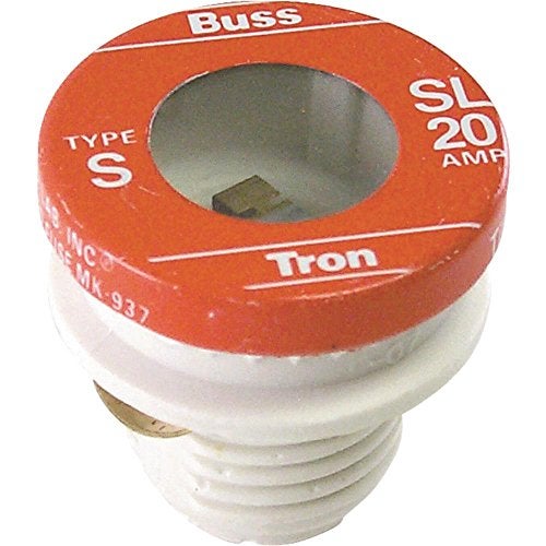 Bussman BPSL20 20 Amp Tamper Proof Plug Fuses 3 Count