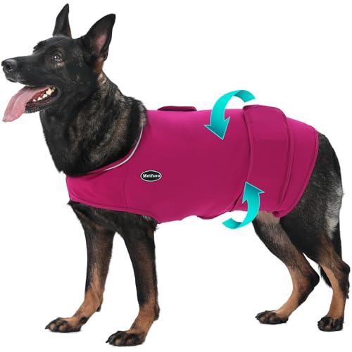 Meifsou Dog Anxiety Vest SkinFriendly Thunder Jacket for Dogs Dog Calming Shirt for Thunder Fireworks Vet Visits and Separation Keep Pet Calm Without Medicine Training Anti Anxiety for Dogs - Image 1