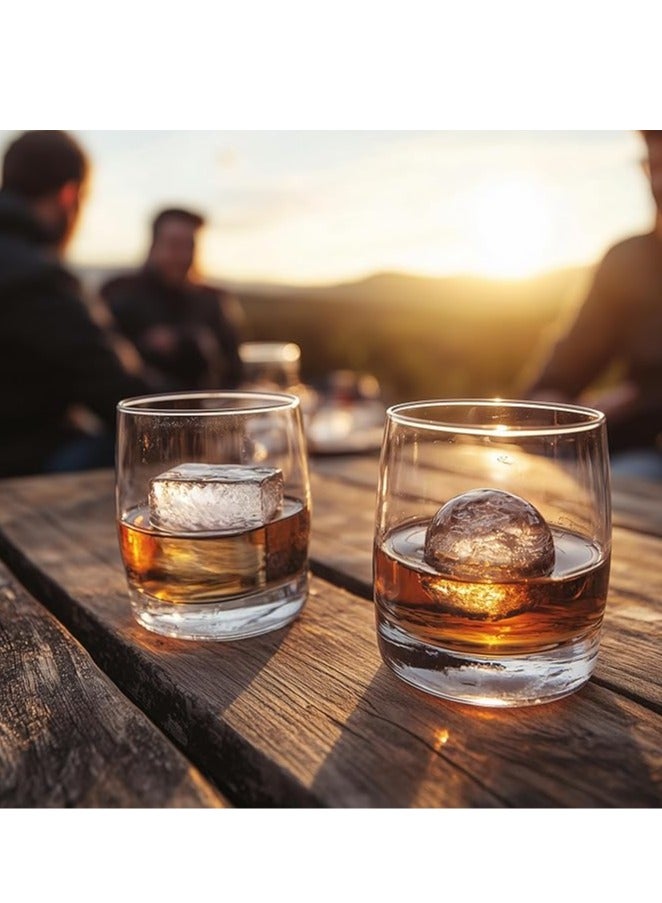 أوليس فيرس  مجموعة صواني ثلج سيليكون (3 قطع) - أشكال قرص العسل، مكعبات، وكريات مع أغطية للإخراج السهل - Image 4