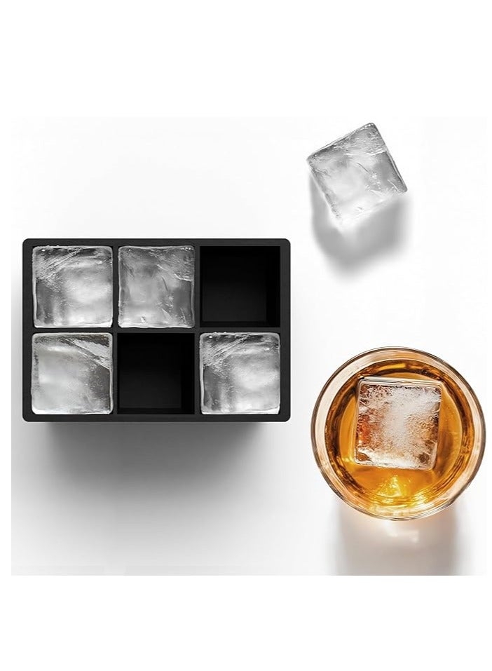 أوليس فيرس  مجموعة صواني ثلج سيليكون (3 قطع) - أشكال قرص العسل، مكعبات، وكريات مع أغطية للإخراج السهل - Image 5