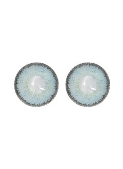 MAROOF Daily Wear and Reusable Soft Colored Contact Lenses Lumiere Blue