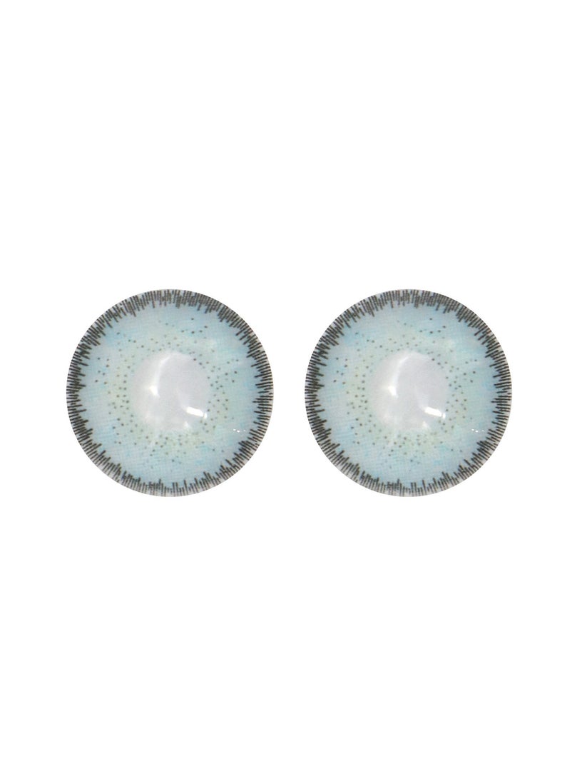 MAROOF - MAROOF Daily Wear and Reusable Soft Colored Contact Lenses Lumiere Blue - Image 1