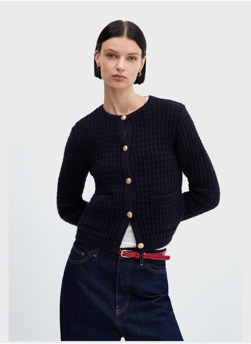 MANGO - Pocket Detail Cardigan - Image 1