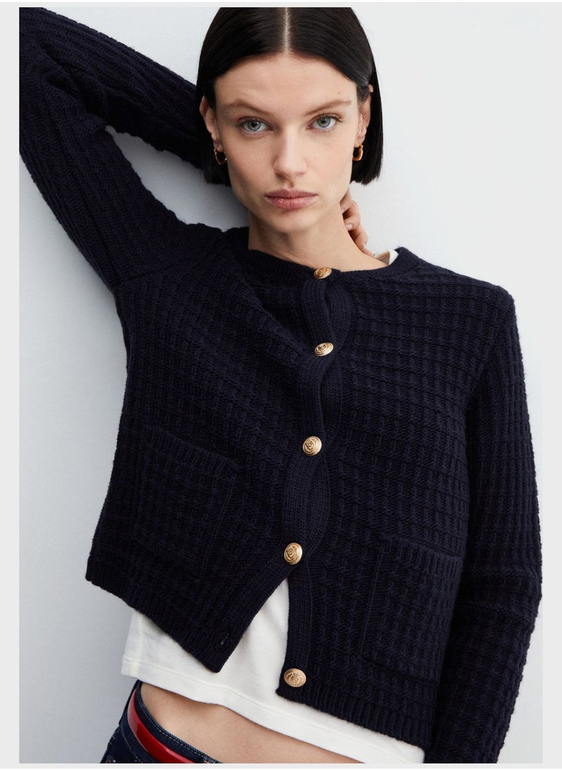 MANGO - Pocket Detail Cardigan - Image 1