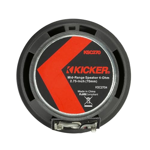 KICKER 51KSS269 Component Speaker System, 2-Way Design, Two - 6" x 9" Woofers, Two - 2.75" Midranges, in-Line 12dB Crossovers, 100 Watts RMS, 200 Watts Peak - Image 5