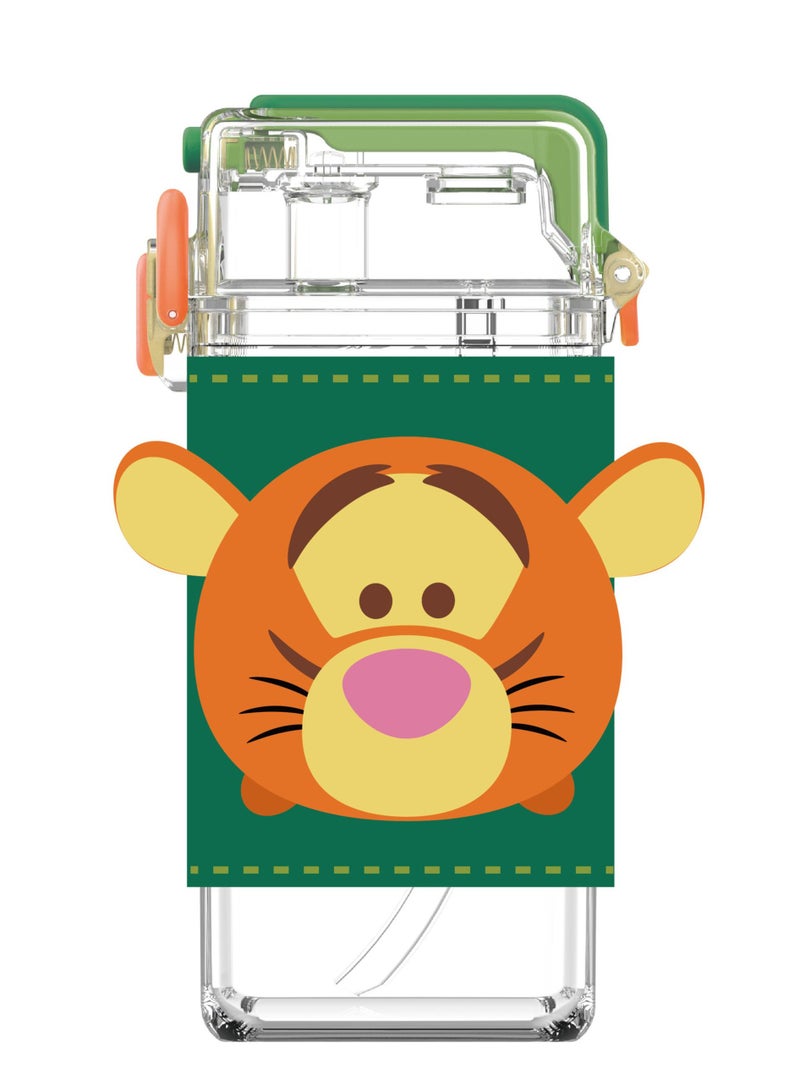 Disney Tigger Green 520ml Leak-Proof Outdoor Water Bottle - Perfect for Exercise and Fitness - Image 1