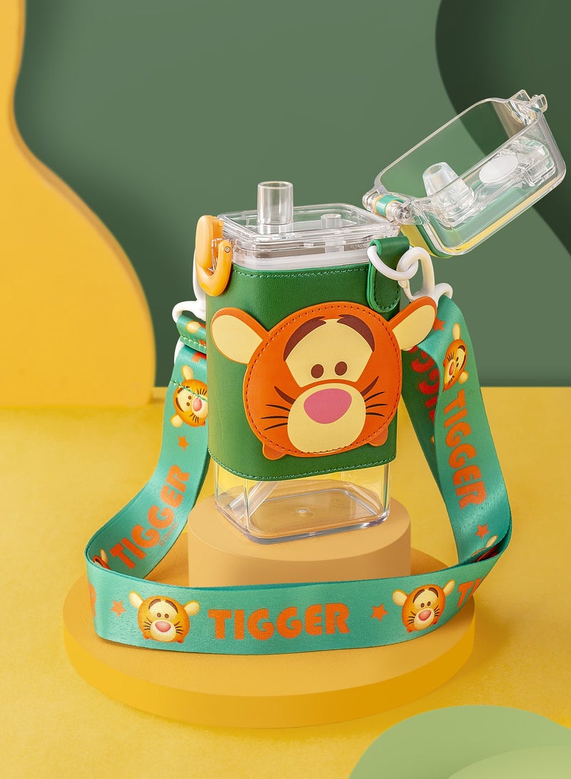 Disney Tigger Green 520ml Leak-Proof Outdoor Water Bottle - Perfect for Exercise and Fitness - Image 2